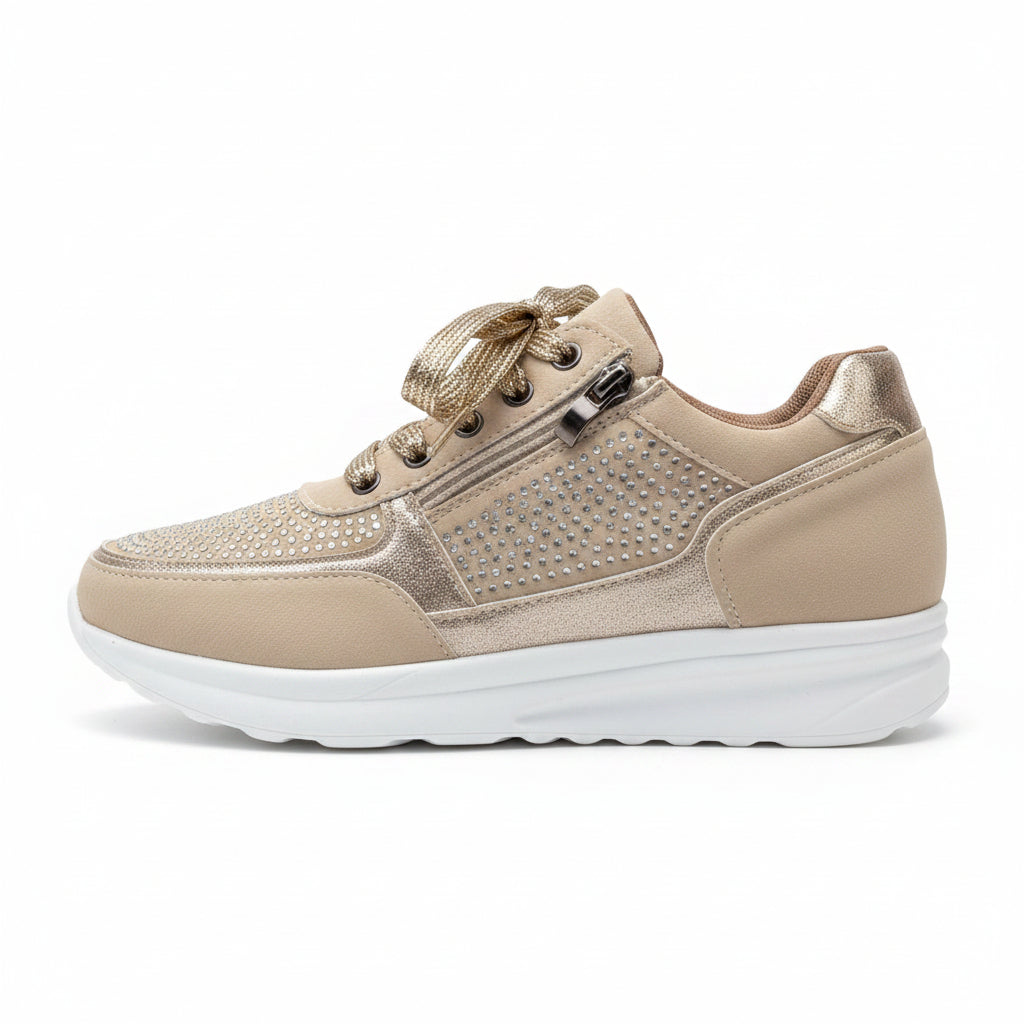 Lichtgewicht orthopedische wandelsneakers voor dames, met ergonomisch ontwerp en superieure demping.