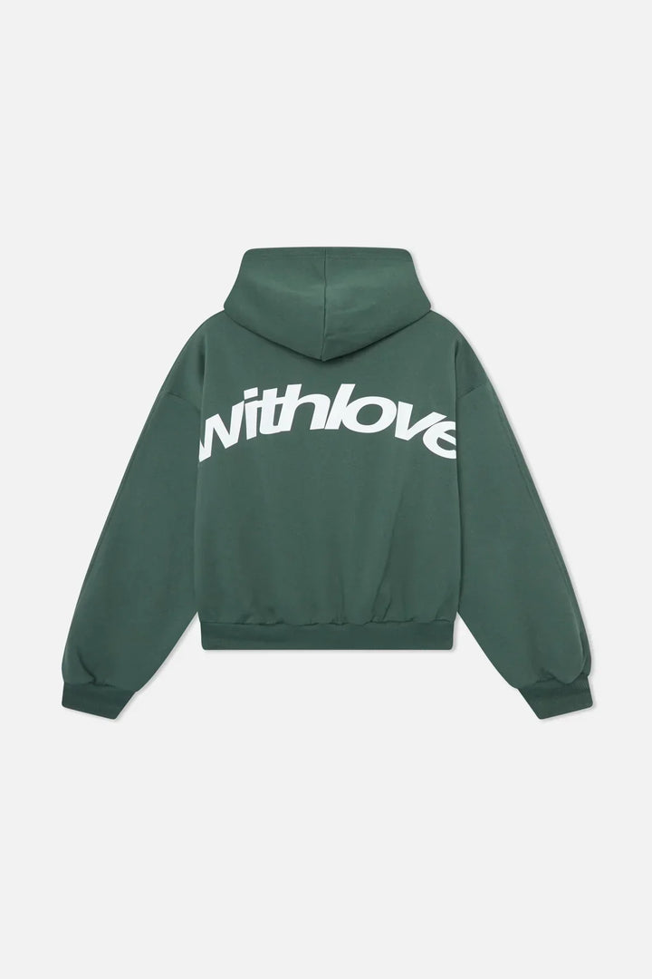 "Comfortabele, stijlvolle vrouwenhoodie in blauw, bordeauxroze; symbool van zelfliefde, ontspannen pasvorm, minimalistisch de