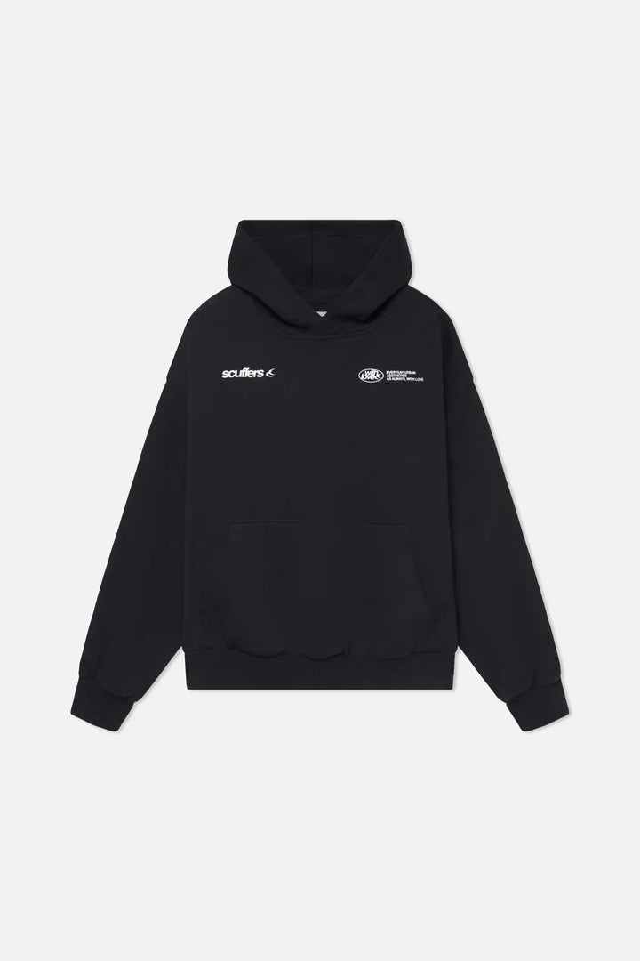 "Comfortabele, stijlvolle vrouwenhoodie in blauw, bordeauxroze; symbool van zelfliefde, ontspannen pasvorm, minimalistisch de