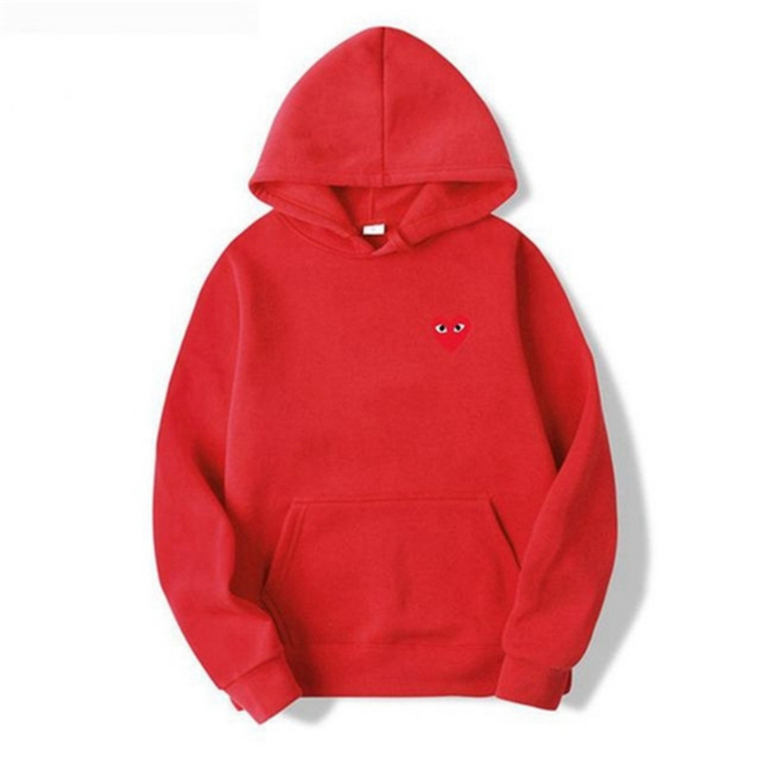 Dagelijkse unisex casual hoodie, essentieel voor heren en dames. Comfortabel en veelzijdig kledingstuk voor ontspanning.