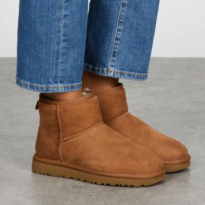 Stijlvolle dames winterlaarzen, warme slip-on boots voor modebewuste vrouwen in de winter.