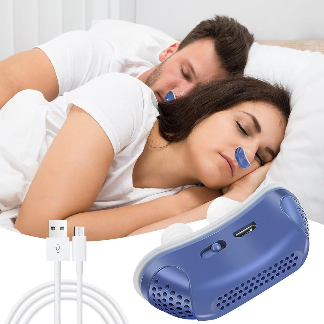 Effectieve oplossing tegen snurken en lichte slaapapneu. Draagbaar apparaat voor comfort en optimale slaapkwaliteit.