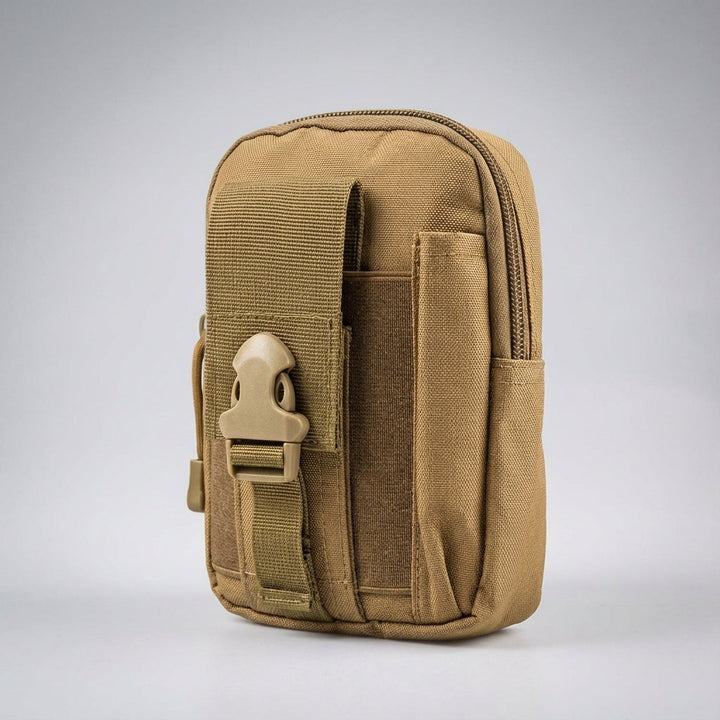 Draagbaar Molle etui, ideaal voor wandelen, kamperen en survival. Robuuste riemzak accessoire.