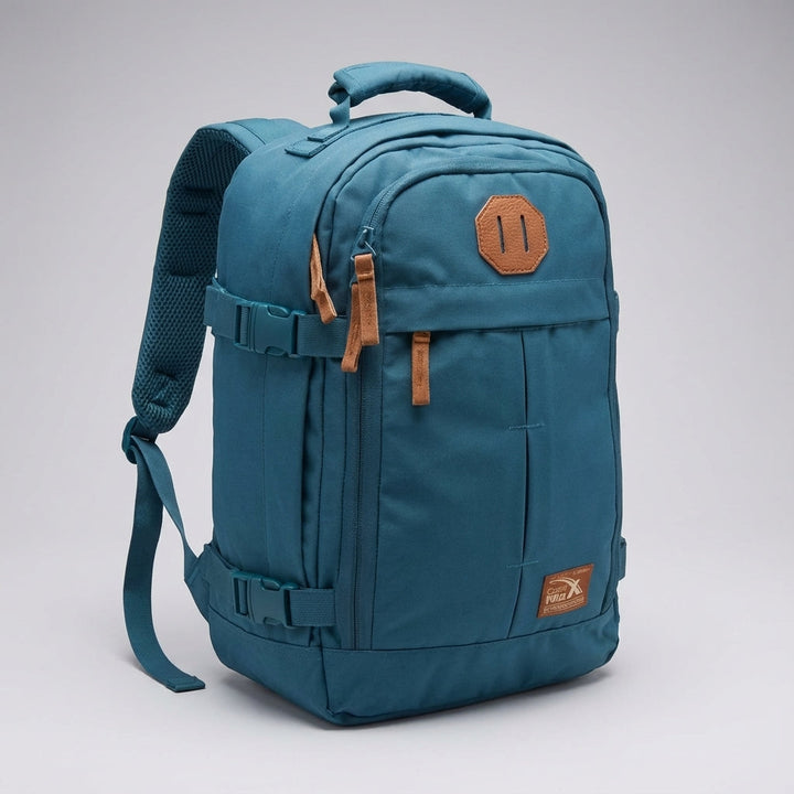 Intern laptopvak in de 30 liter backpack voor veilige organisatie van je elektronica op reis.