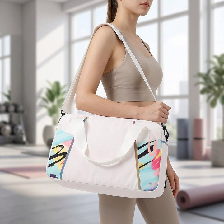 Compacte Drylance unisex sporttas, waterdicht, ideaal voor gym, reizen of weekend weg. Perfecte reisbagage.