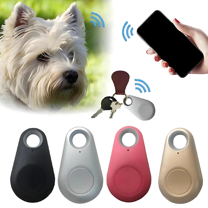 Ouder controleert locatie van kind met GPS tracker op de smartphone app.