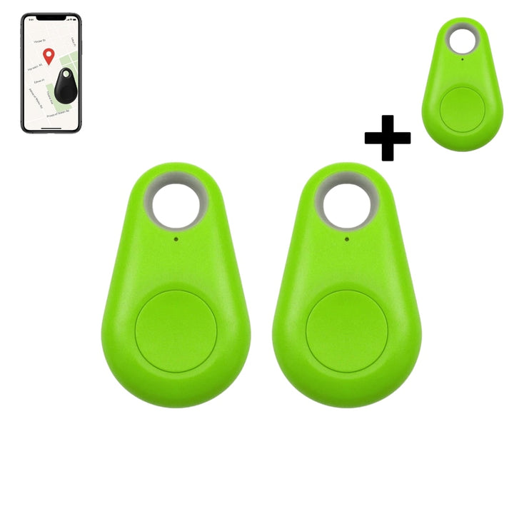 Gedetailleerde weergave van de GPS tracker's stevige bevestigingsclip.