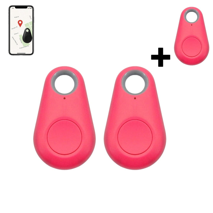 GPS tracker in een park, symboliseert vrijheid en veiligheid voor kind of huisdier.