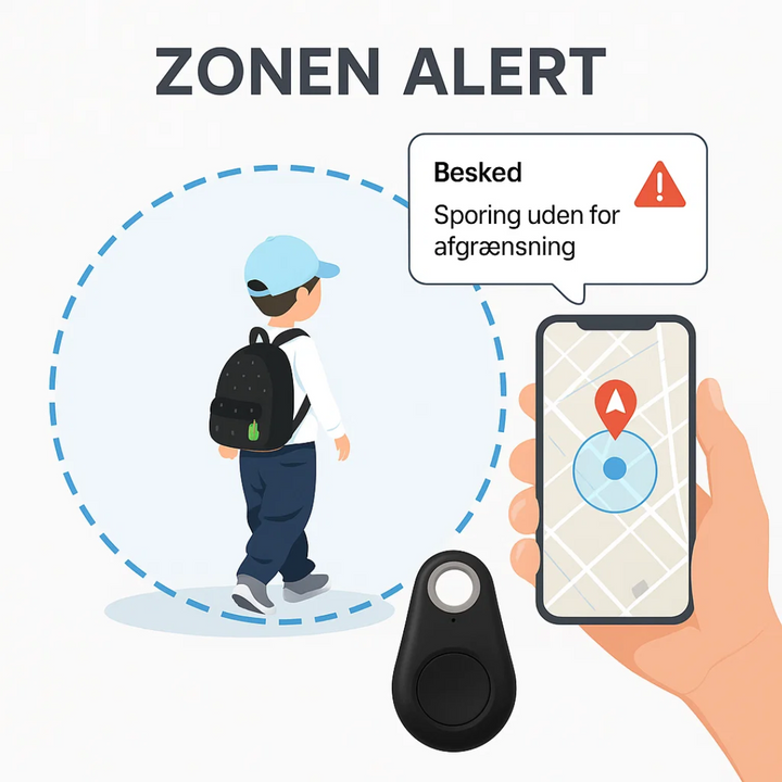 Kleine GPS tracker, toont realtime de locatie van uw dierbaren of waardevolle spullen.