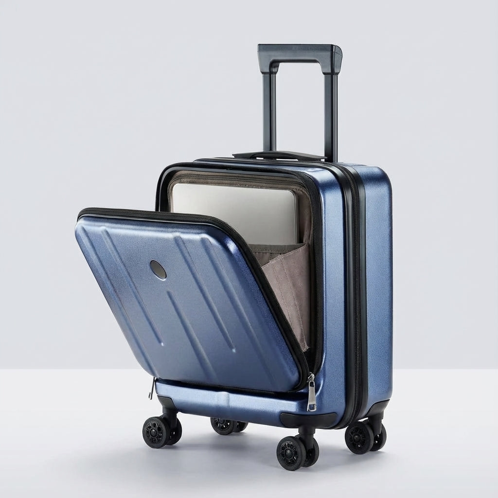 Stijlvolle handbagage koffer met TSA slot, soepele spinner wielen en handig laptopcompartiment voor elke reis.