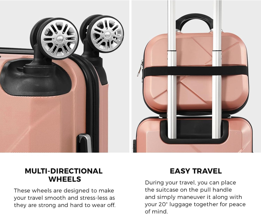 Compacte JetTrek handbagage trolley en reistas set, perfect voor vliegreis of weekend weg.