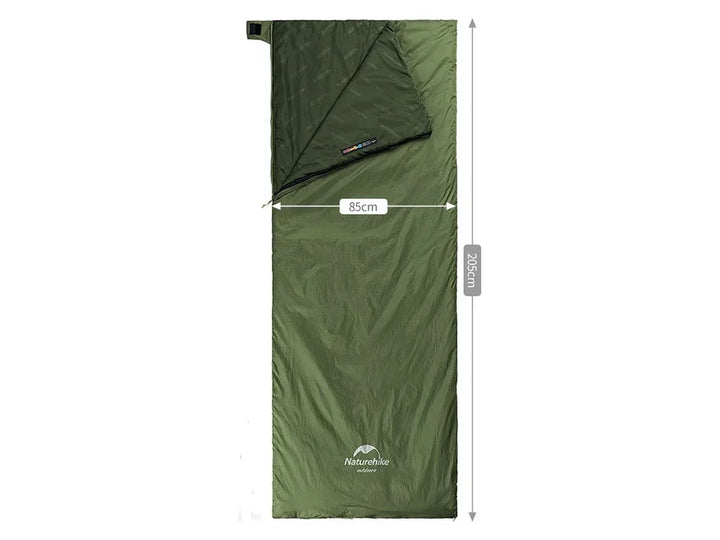 Duurzame, ademende slaapzak, speciaal voor kamperen en outdoor. Lichtgewicht en warm voor comfortabel reizen en wandelen.