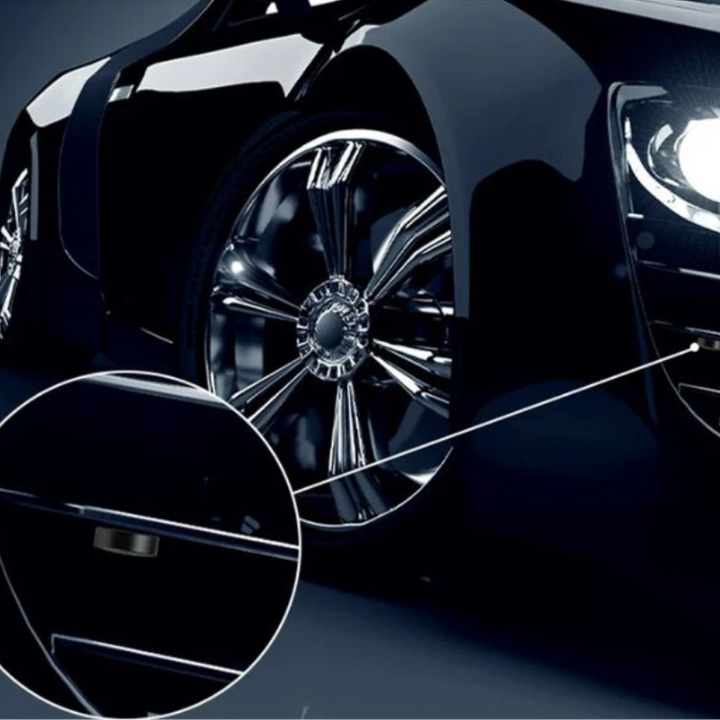 Universele magnetische GPS-tracker discreet bevestigd voor diefstalbeveiliging en real-time tracking.