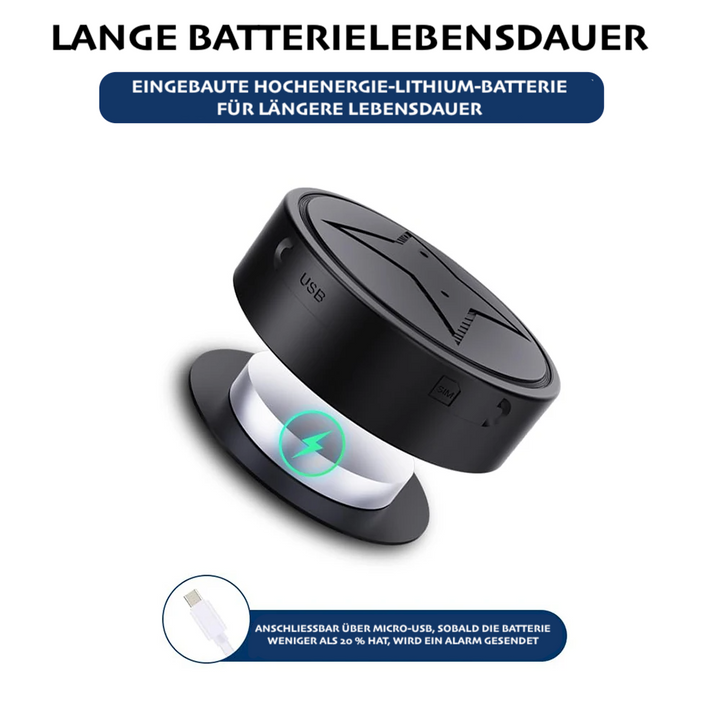 Kleine magnetische GPS tracker, onopvallend te plaatsen voor nauwkeurige realtime tracking en beveiliging van uw voertuig.