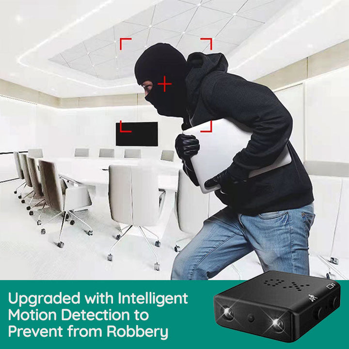 Compacte HD spionagecamera met elegant ontwerp, nachtzicht en geluidsopname voor elk interieur.
