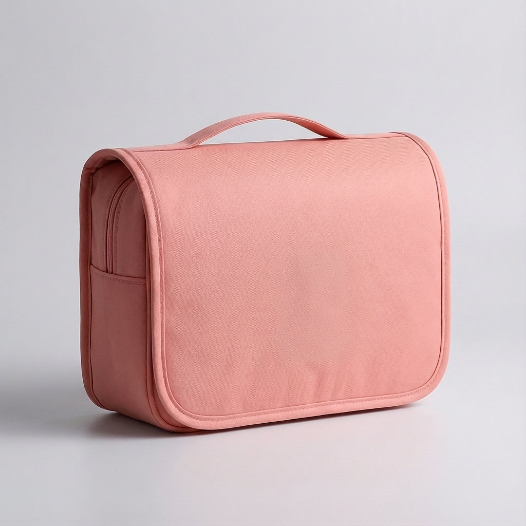 Waterdichte reis toilettas, compacte organizer voor veilige opslag van essentials en persoonlijke reisbenodigdheden.