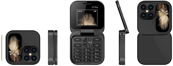 FlipLite back-up telefoon: opvouwbaar, compact en betrouwbaar. Jouw ideale mobiele reserve.