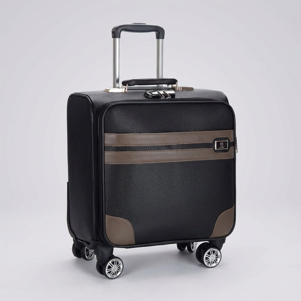 Compacte unisex reistas SpinCabin, perfecte handbagage koffer met stille spinnerwielen voor korte reizen.