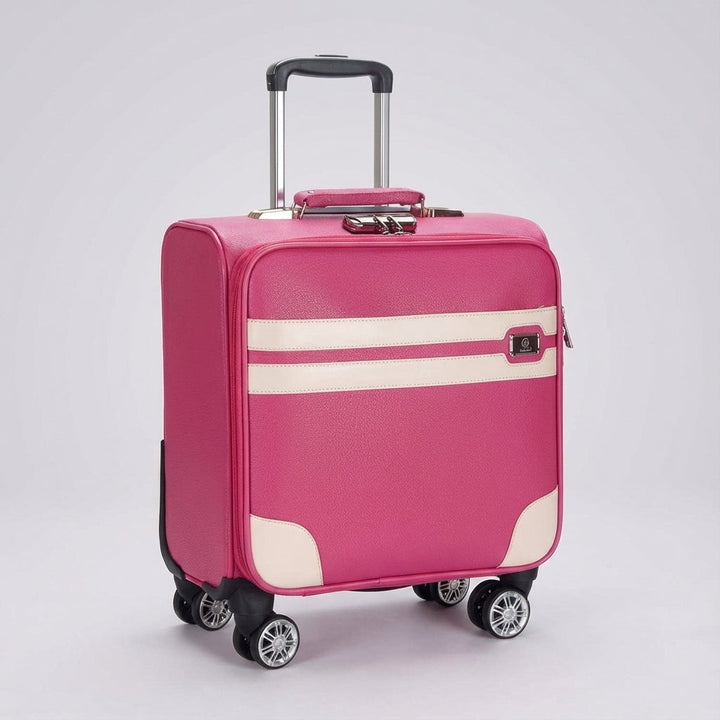 Ruime compacte SpinCabin reistrolley met stille spinnerwielen, maakt elke reis moeiteloos en comfortabel.