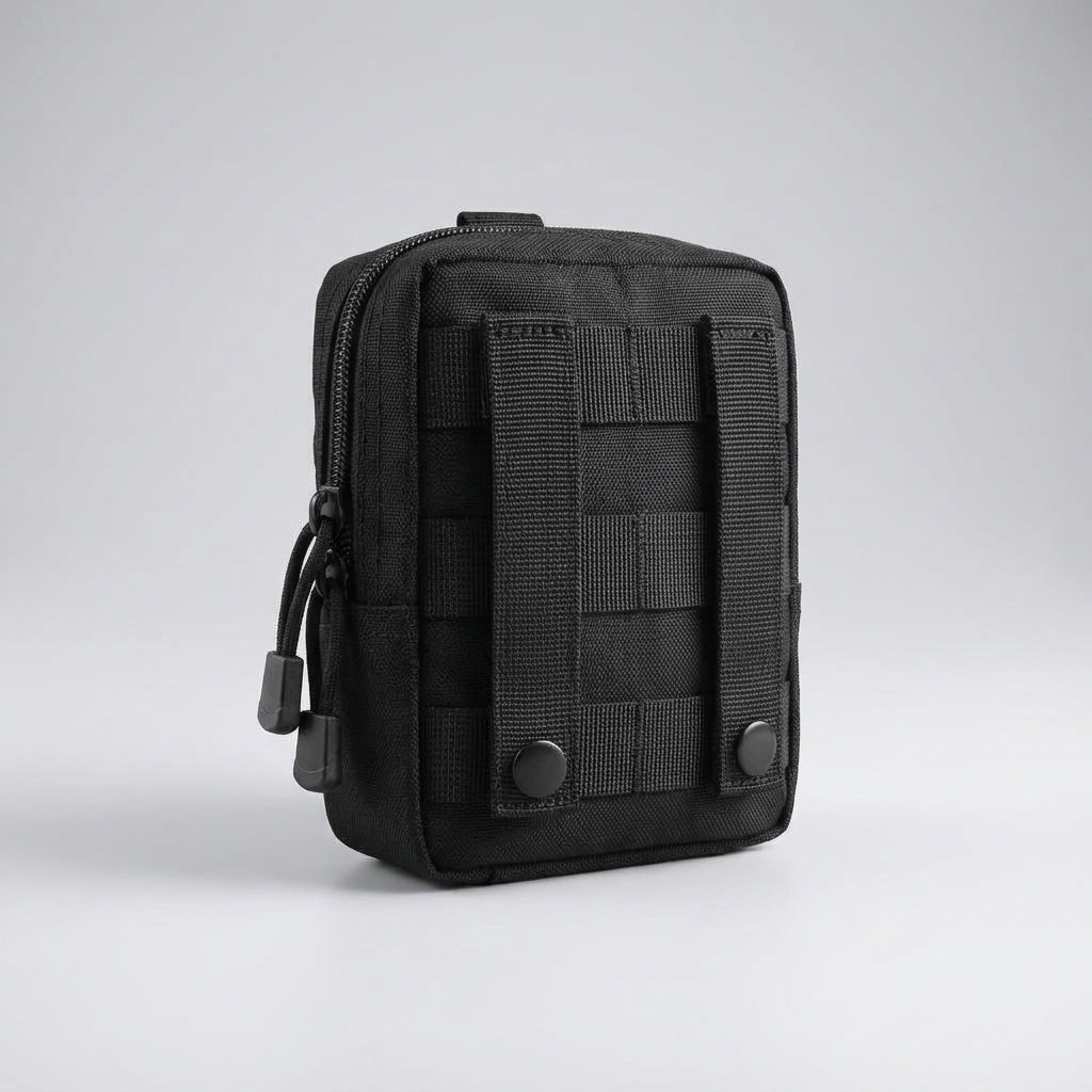 Duurzame compacte molle heuptas voor outdoor avonturen, kamperen en wandelen. Praktische organizer voor essentiële spullen.