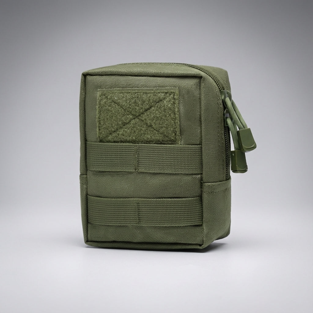Praktische compacte tactische organizer voor essentiële items. Robuuste nylon opbergzak, ideaal voor reizen en outdoor.