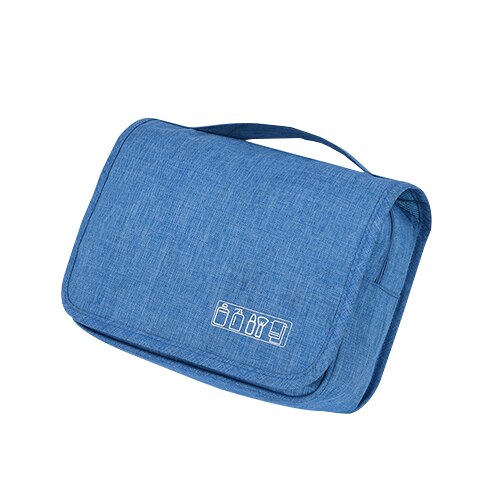 Deluxe hangende toilettas voor reizen, met meerdere vakken voor efficiënte organisatie.