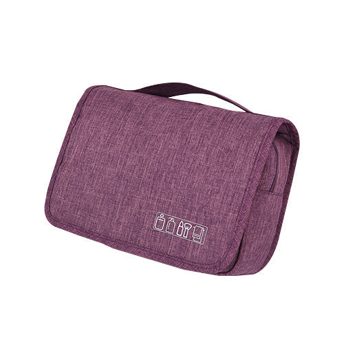 Reisaccessoire: compacte hangende organizer, unisex en waterdicht, voor al je toiletspullen.