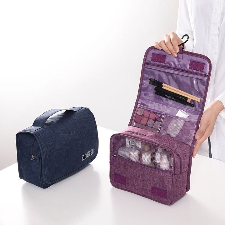 Unisex toilettas organizer, hangend model, perfect voor compact en geordend reizen.