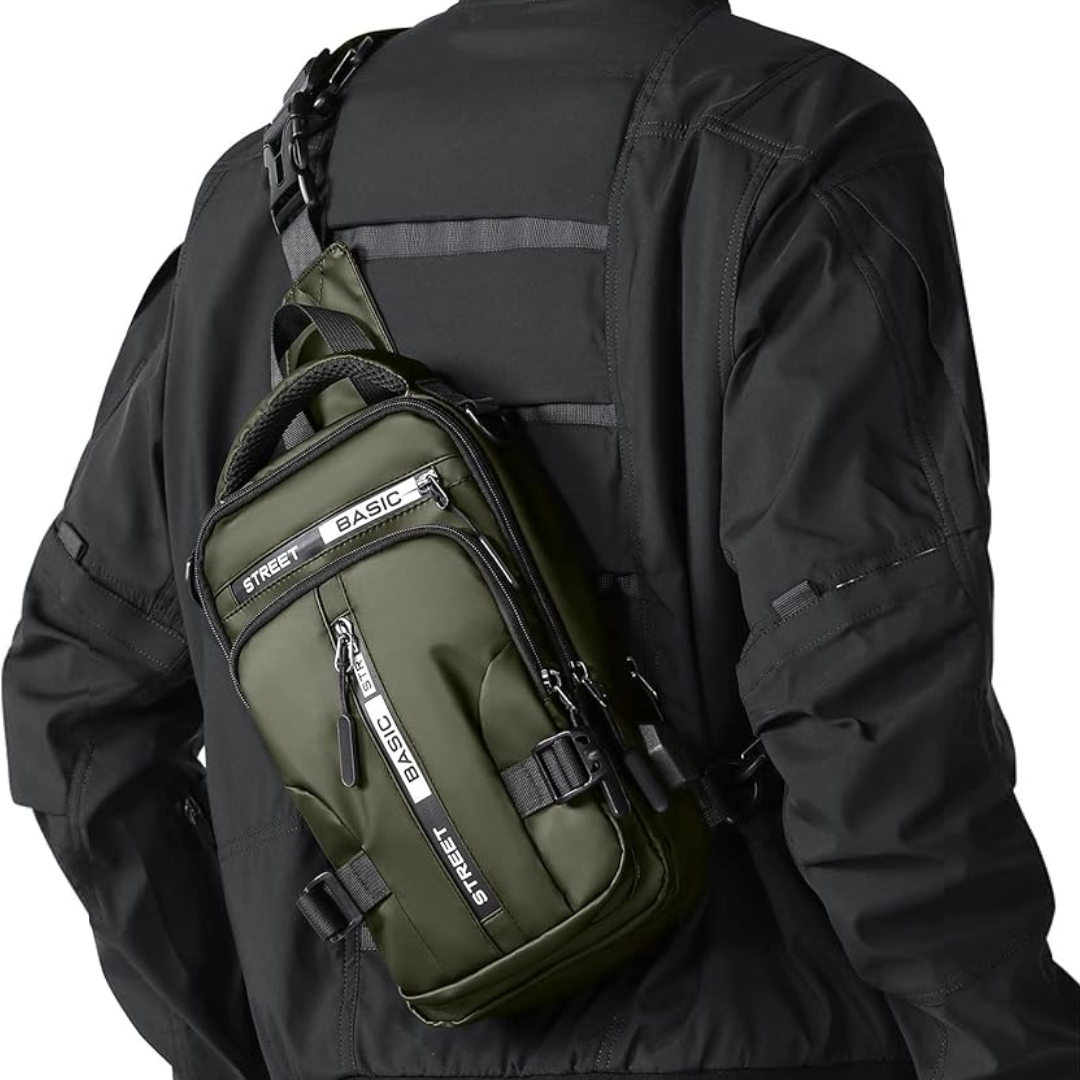 Kleine, moderne UrbanLite crossbody dagtas voor heren en dames; waterafstotend.