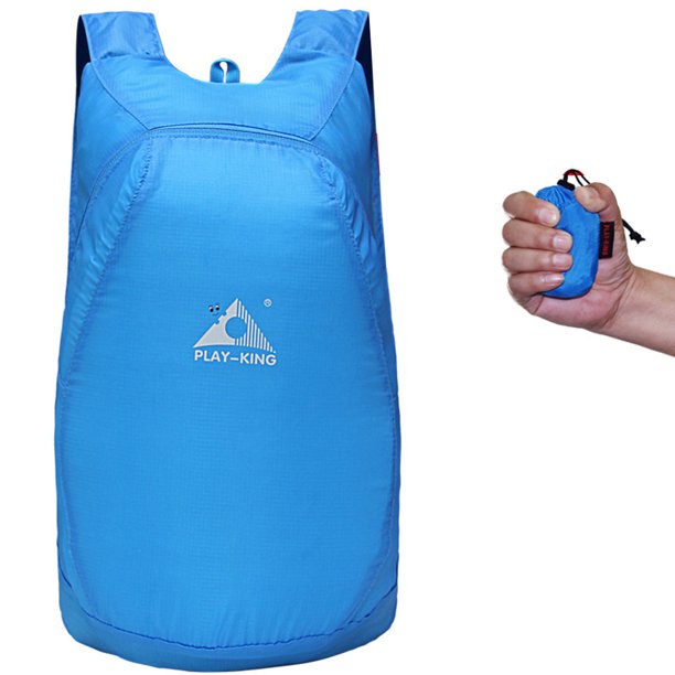 Handige, opvouwbare 20L rugzak. Waterbestendig en lichtgewicht, perfect als compacte reistas of dagrugzak.