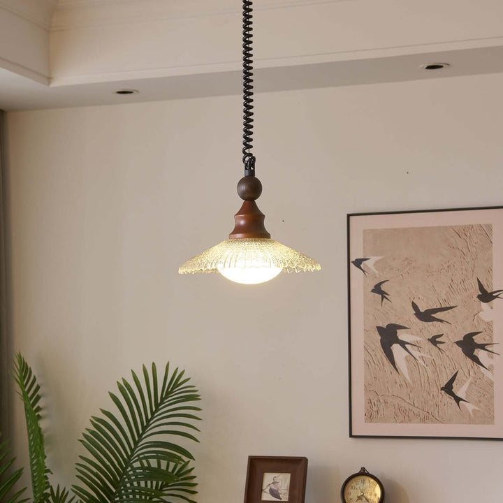 Hanglamp met Houten Accent - Stijlvol & Sfeervol