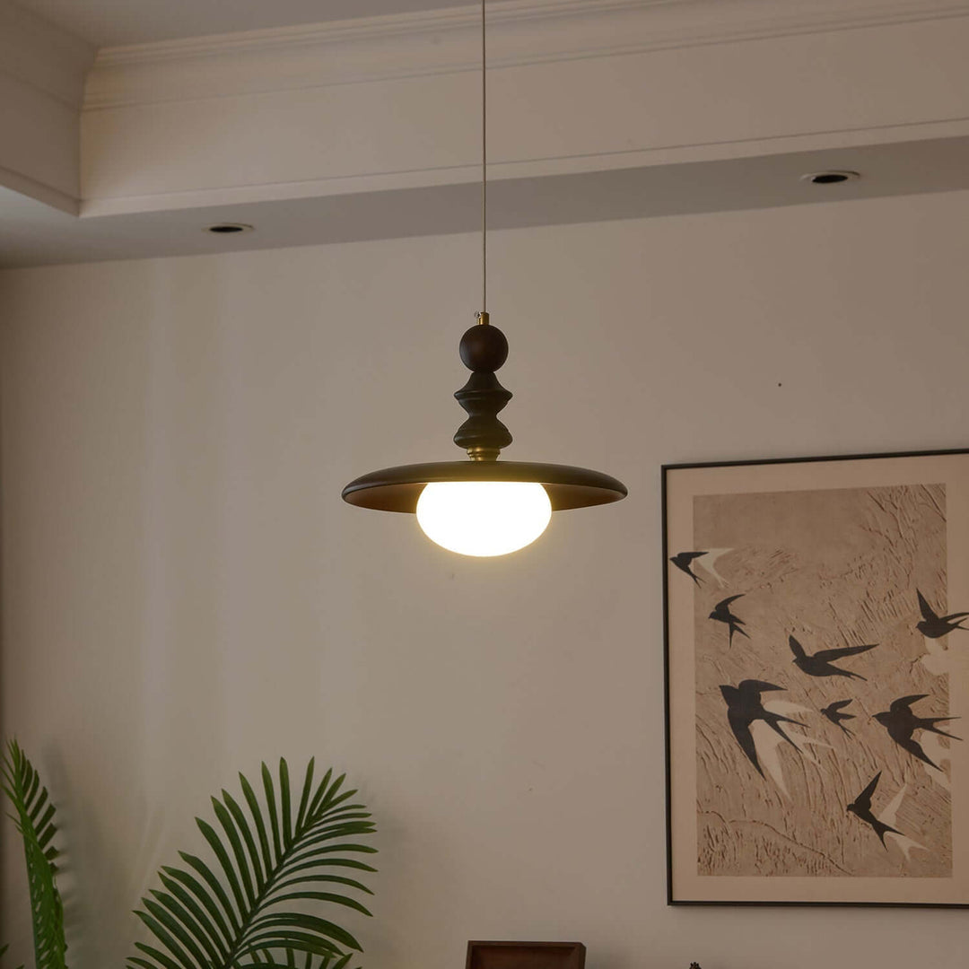 Hanglamp met Houten Accent - Stijlvol & Sfeervol