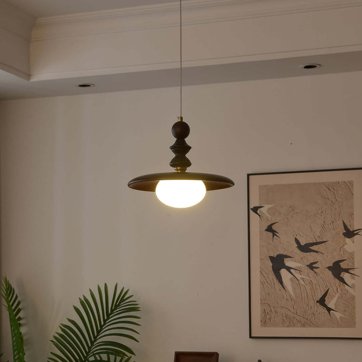 Hanglamp met Houten Accent - Stijlvol & Sfeervol