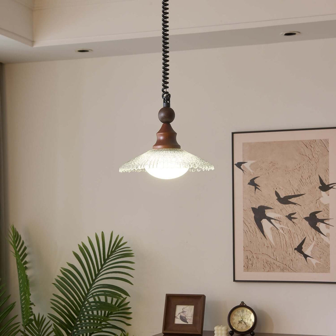 Hanglamp met Houten Accent - Stijlvol & Sfeervol