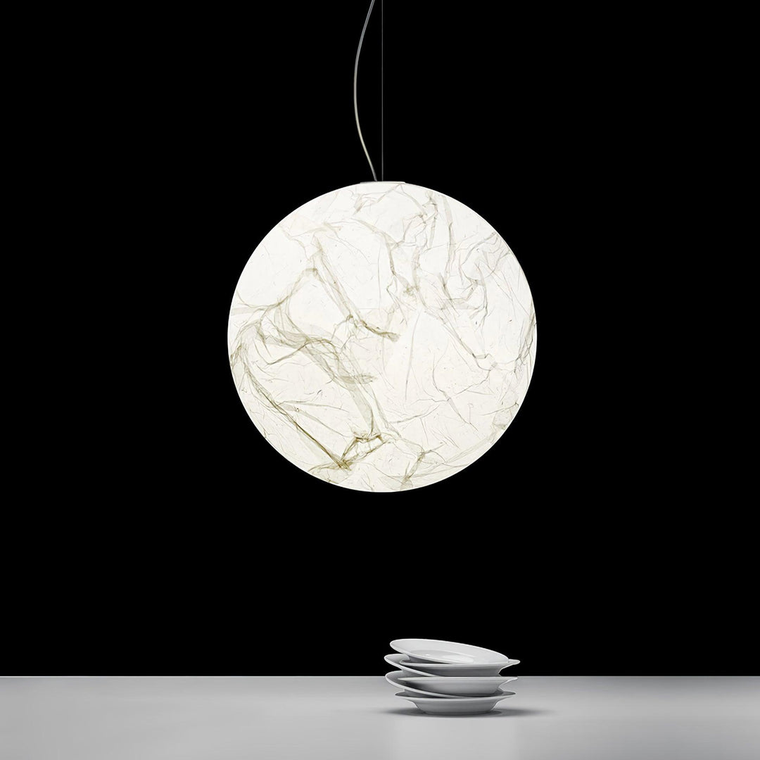 Zijden Hanglamp - Sfeervolle Verlichting voor Uw Interieur