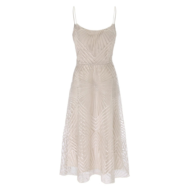 Dames A-lijn cocktailjurk met elegante hartvormige halslijn; perfecte feestjurk voor speciale avonden.