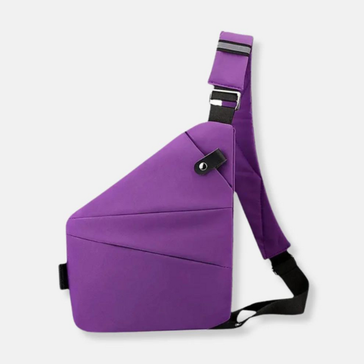 Compacte anti-diefstal crossbodytas voor dames, slim ontworpen met georganiseerde vakken.