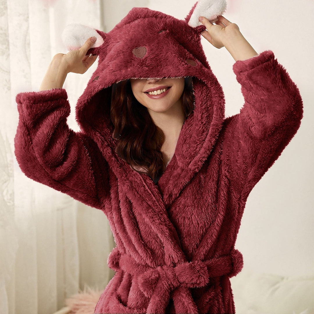 Dames badjas Lola, zacht & knus, perfect voor comfortabel loungen thuis.