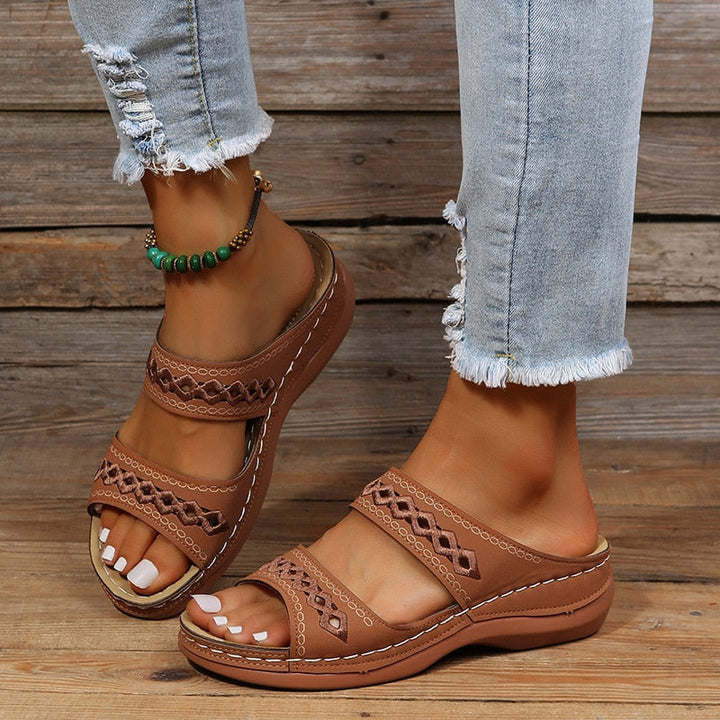 Elegante boho strand sandalen voor dames; perfecte comfort sandalen voor je vakantie.