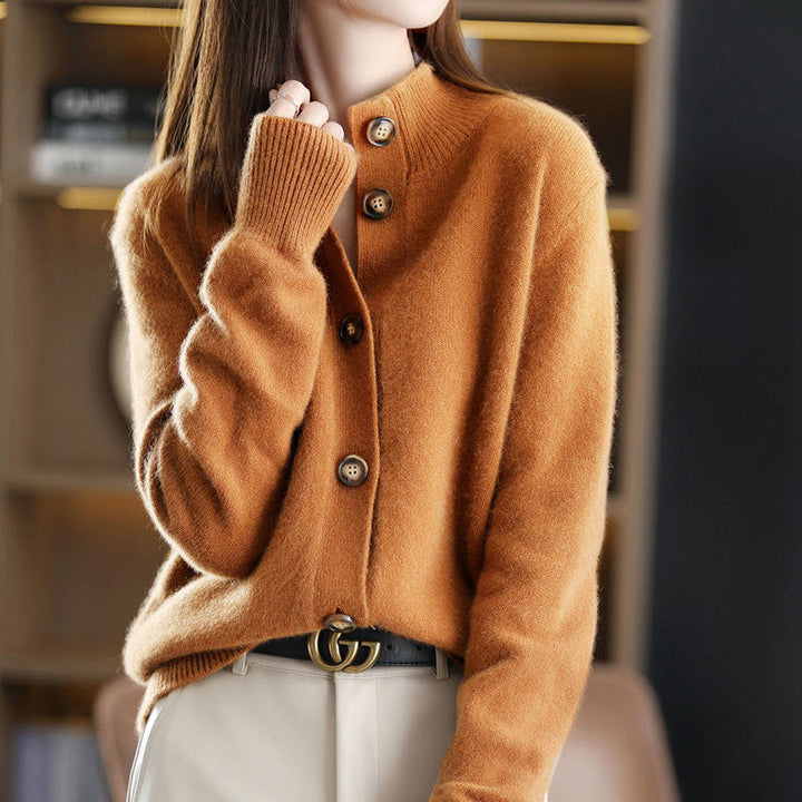 Zachte, comfortabele dames cardigan met knoopsluiting, een must-have voor uw garderobe.