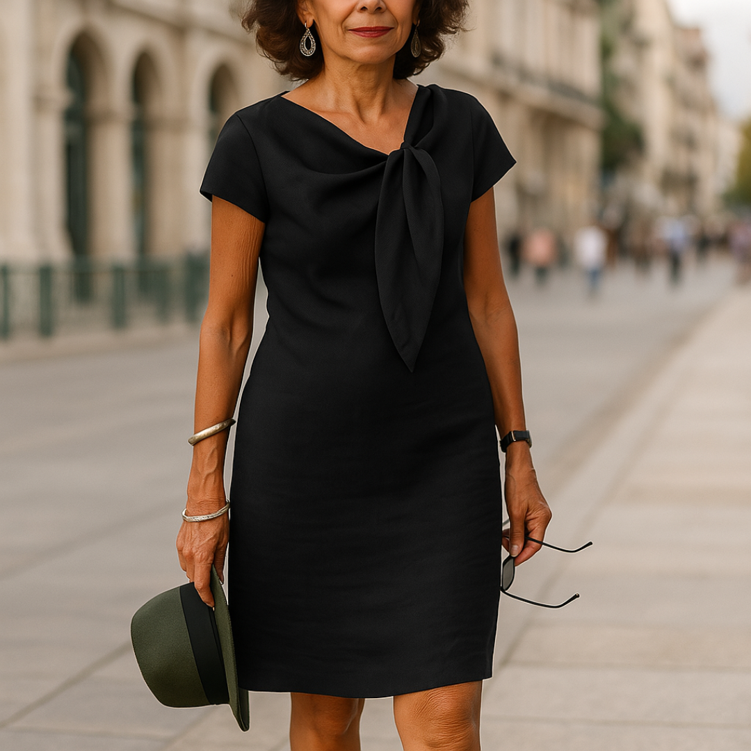 Lintjurk: Vrouwelijke zomerjurk, minijurk met lint, comfortabel en chic.