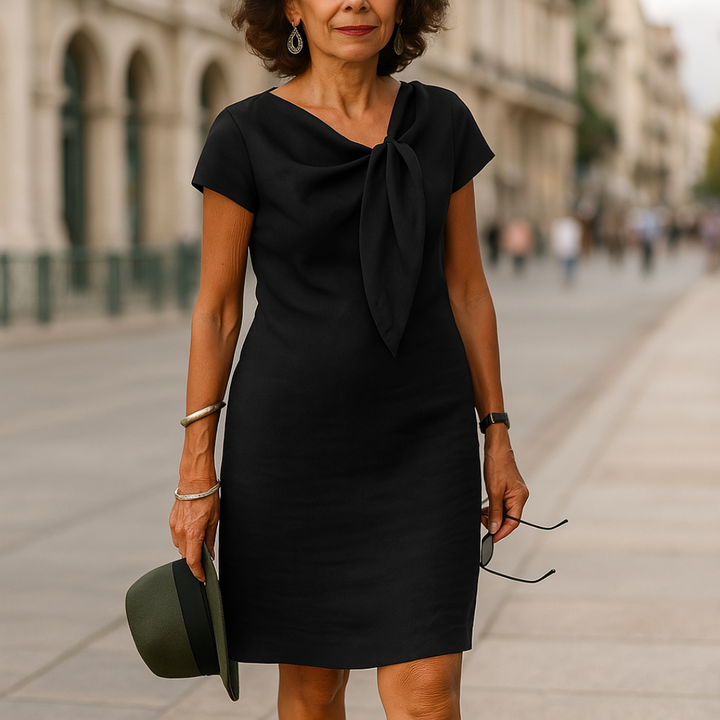 Lintjurk: Vrouwelijke zomerjurk, minijurk met lint, comfortabel en chic.