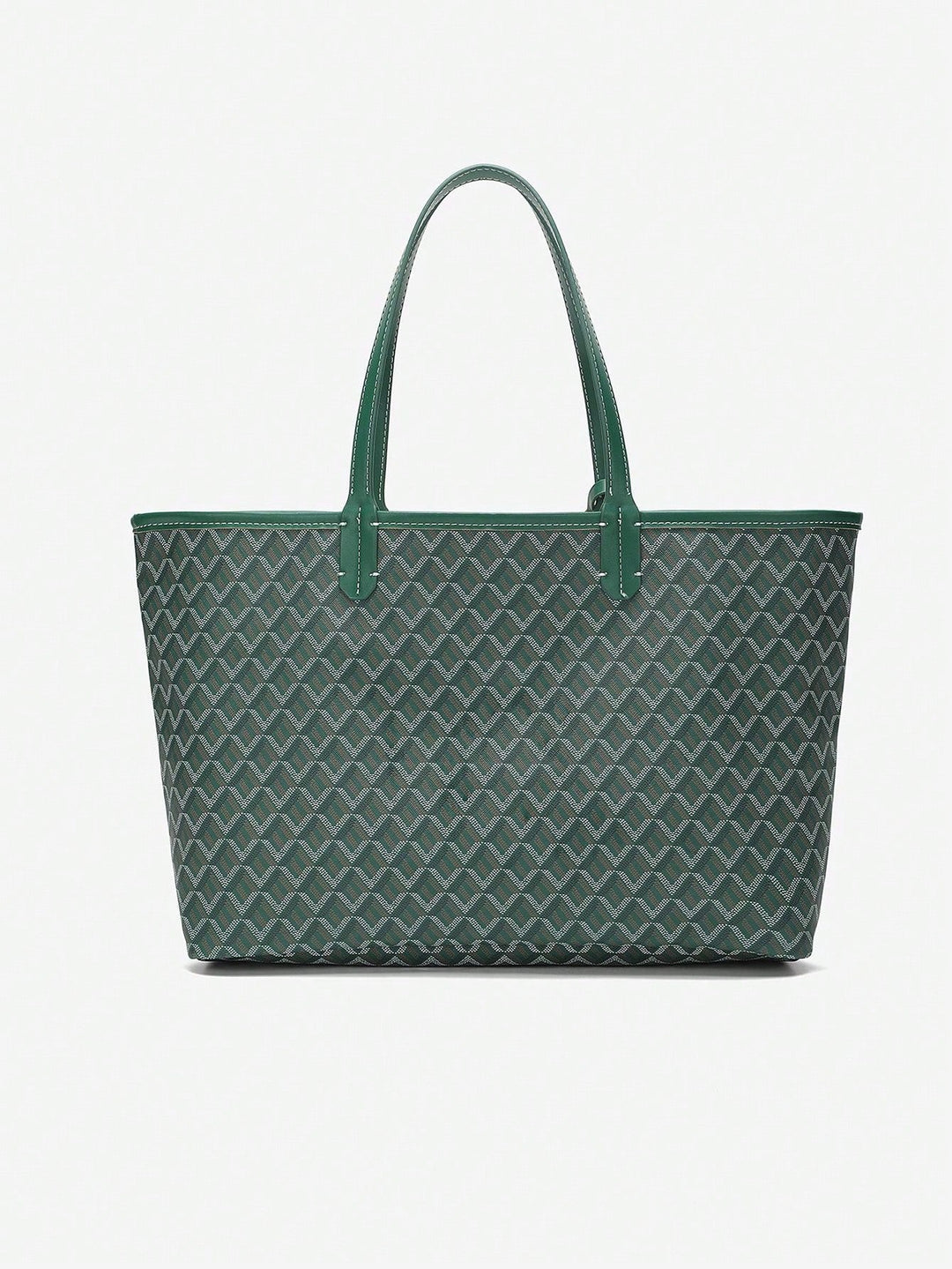 Modieuze dames tote bag van PVC, een ruime en lichtgewicht schoudertas die bij elke casual stijl past.