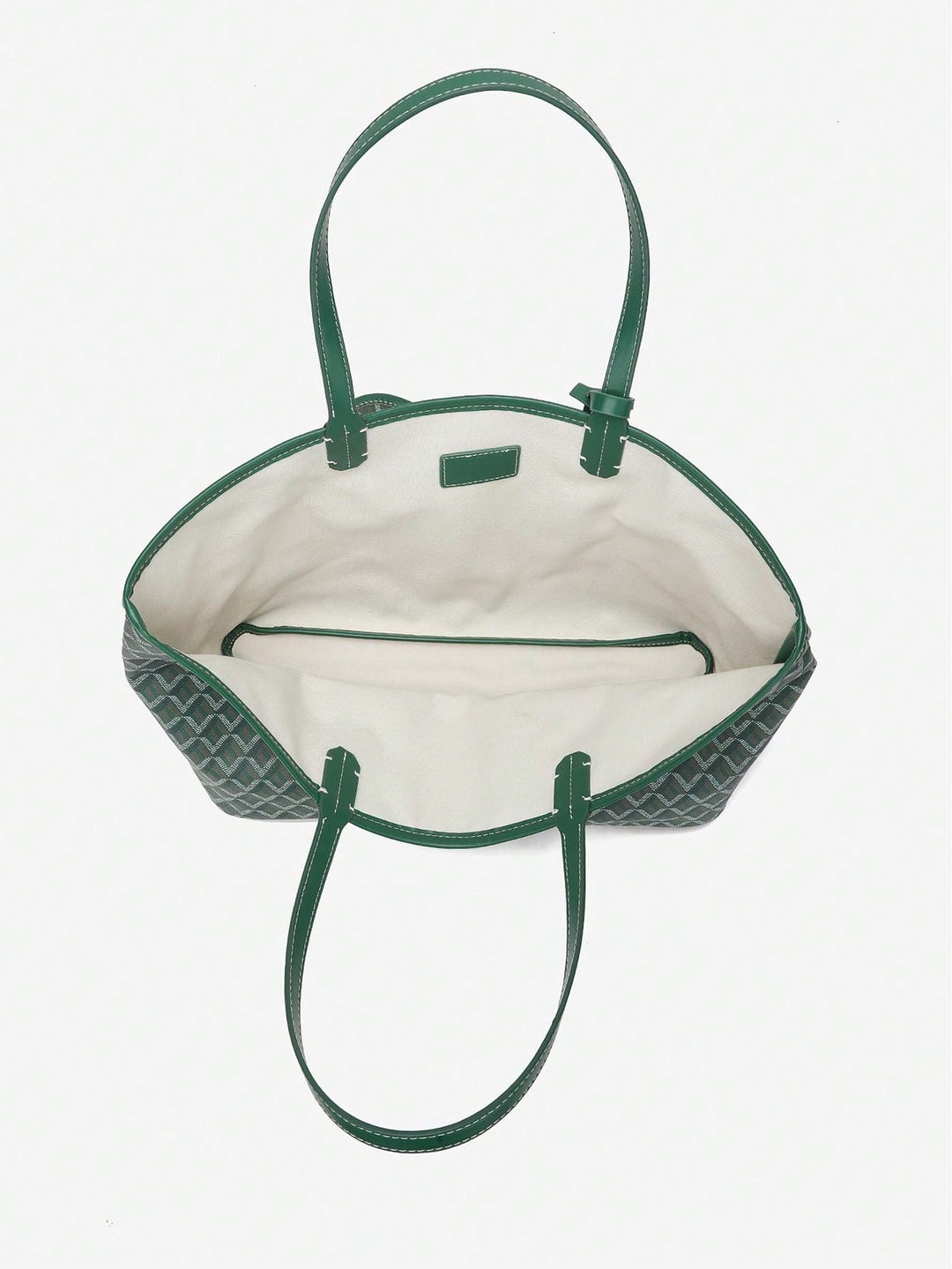 Stijlvolle dames handtas, een ruime casual tote bag van lichtgewicht PVC voor dagelijks comfort.