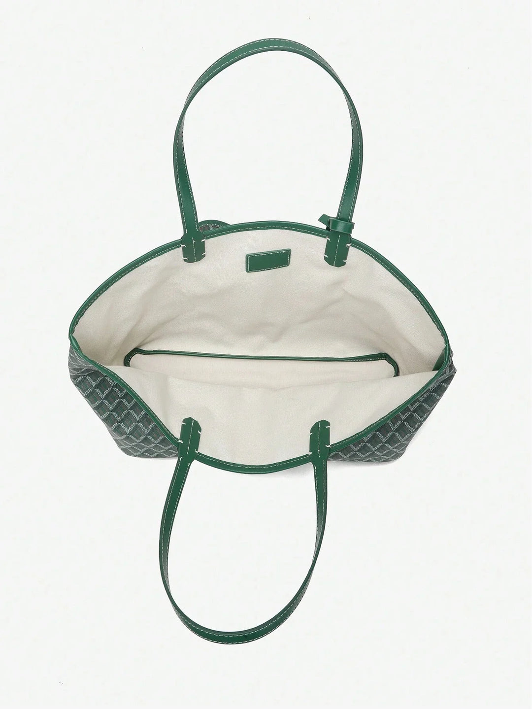 Elegante dames tote bag in PVC, functioneel en ruim, perfect voor werk, school of vrije tijd.