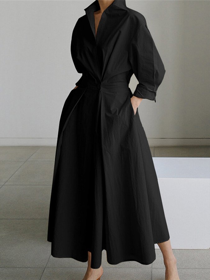 Veelzijdige retro damesjurk, chique en comfortabel, geschikt als zomerjurk of elegante feestjurk.