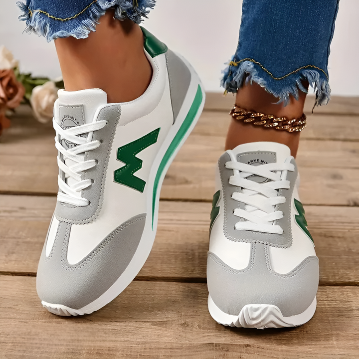 "Dames comfortabele schoenen, strak design, ademend materiaal, biedt stabiliteit, perfect voor dagelijks gebruik."