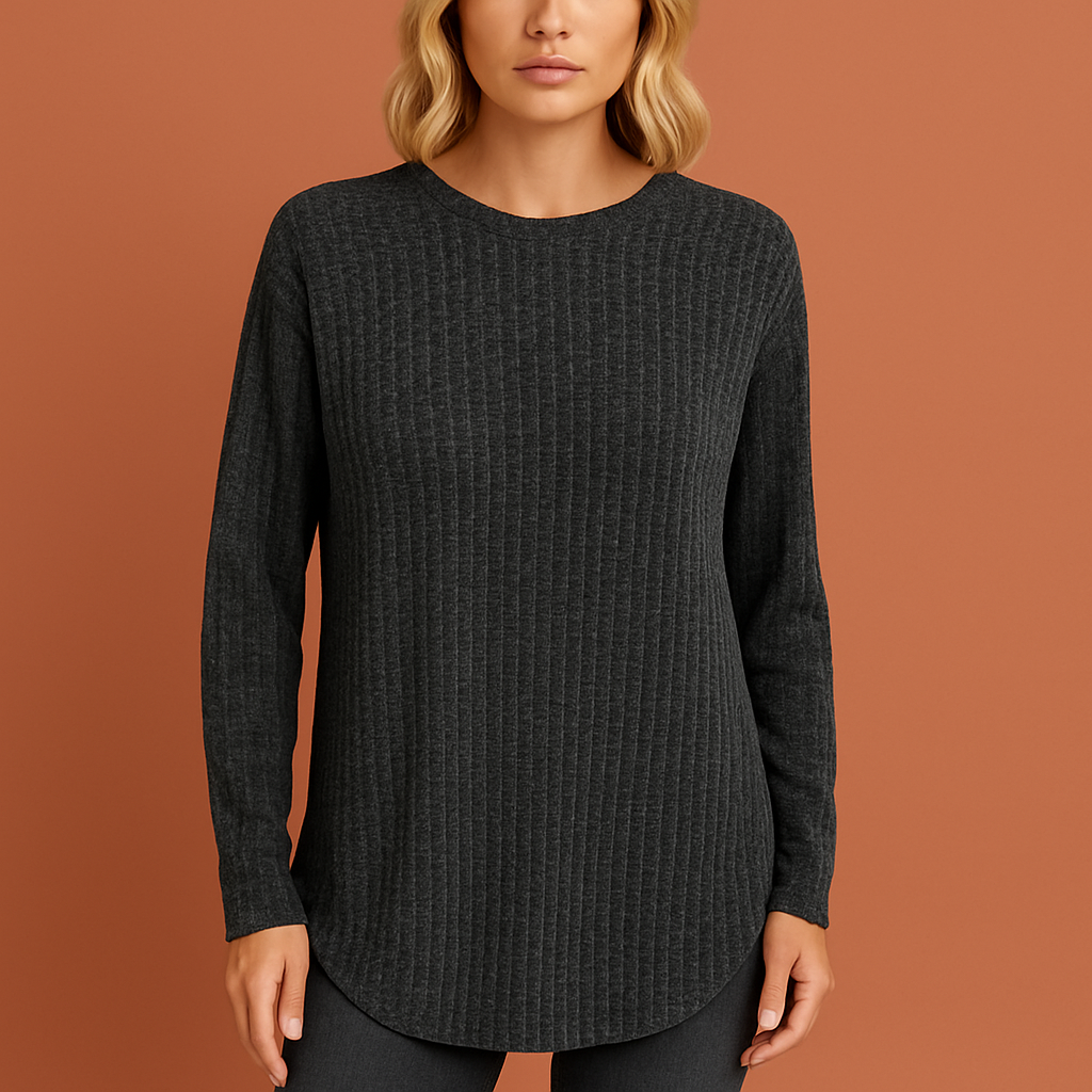 Dames comfortabele trui met moderne pasvorm, ideaal voor herfst en winter.