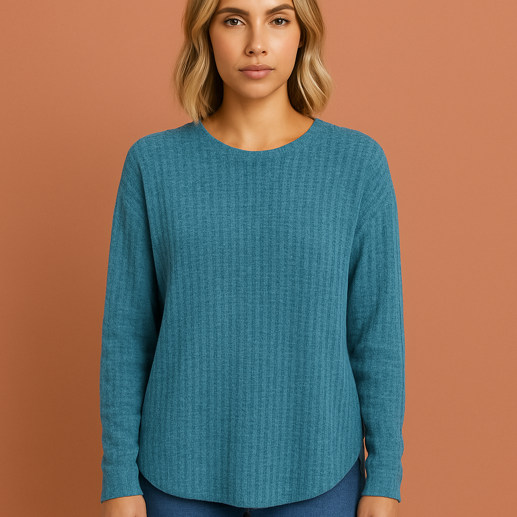 Elegante winter trui voor dames met moderne pasvorm, perfect voor een chique look.