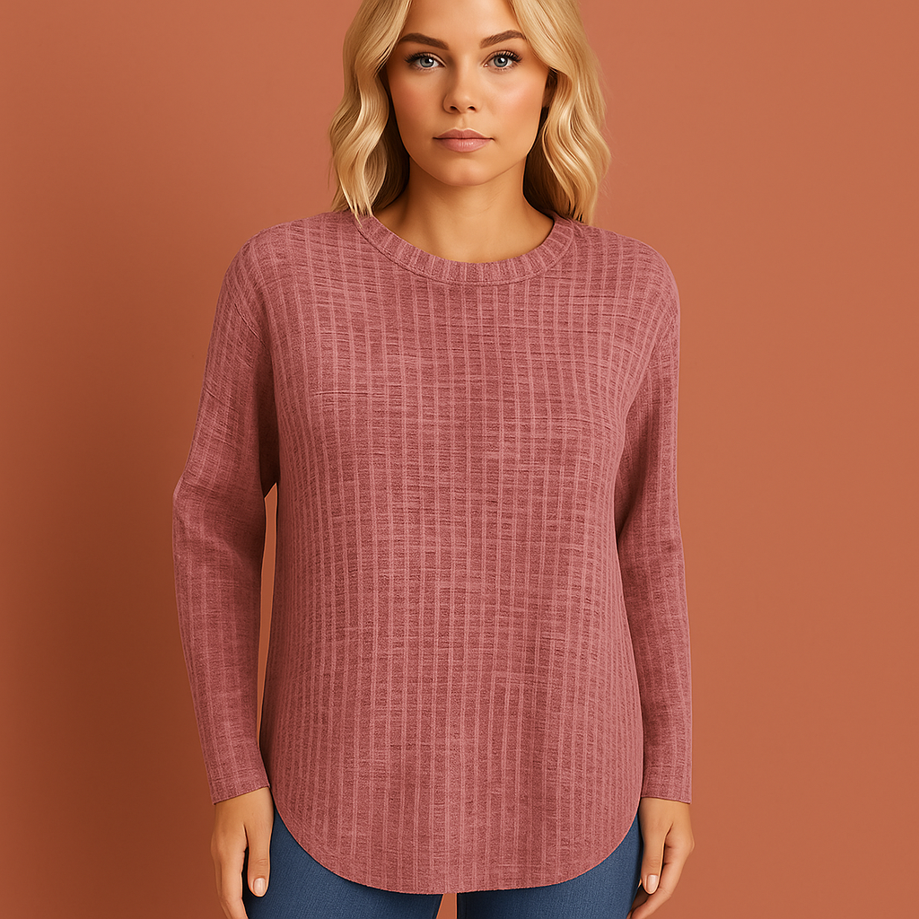 Herfst trui voor vrouwen met comfortabele, losse pasvorm; een moderne modekeuze.